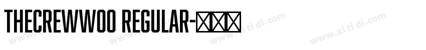 TheCrewW00 Regular字体转换